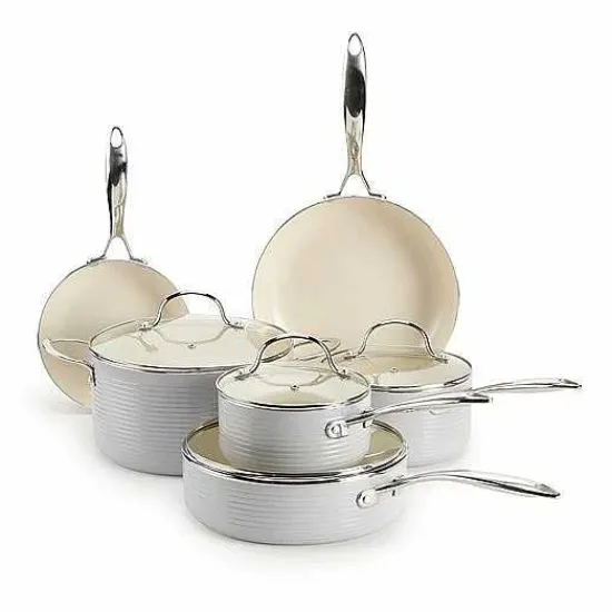 Food Network™ Cookware & Bakeware*Food Network Farmstead 10-Pc. Nonstick Ceramic Cookware Set