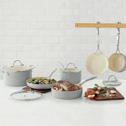 Food Network™ Cookware & Bakeware*Food Network Farmstead 10-Pc. Nonstick Ceramic Cookware Set
