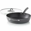 Food Network™ Cookware & Bakeware*Food Network 12-In. Hard-Anodized Nonstick Space Saving Saute Pan With Lid