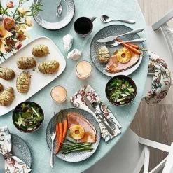 Food Network™ Table Linens*Food Network Metallic Twist Napkin Rings 4-Pk.