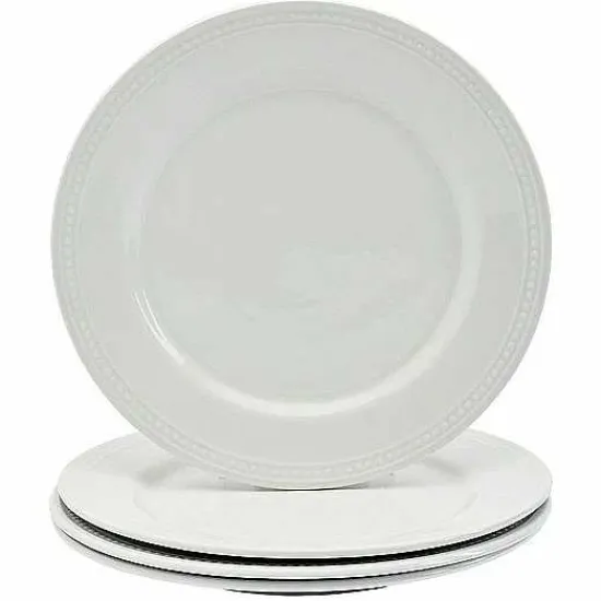 Food Network™ Dinnerware & Serveware*Food Network 4-Pc. Beaded Dinner Plate Set