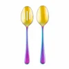 Food Network™ Flatware*Food Network 2-Pc. Classic Rainbow Serving Spoon & Slotted Spoon Set
