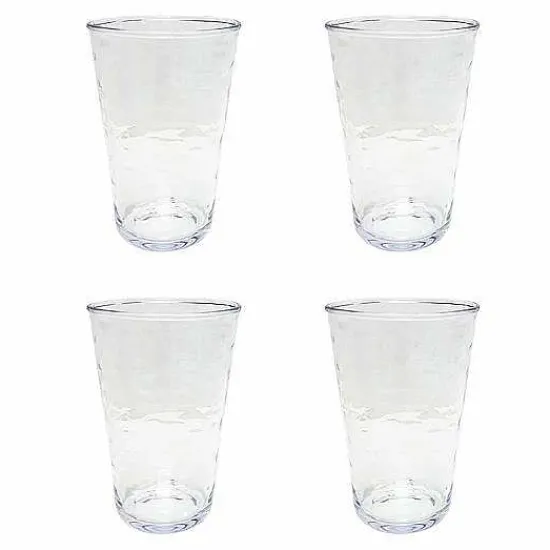 Food Network™ Drinkware & Glassware*Food Network 4-Pc. Clear Textured Acrylic Highball Glass Set