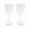 Food Network™ Drinkware & Glassware*Food Network 2-Pc. Clear Textured Acrylic Wine Glass Set