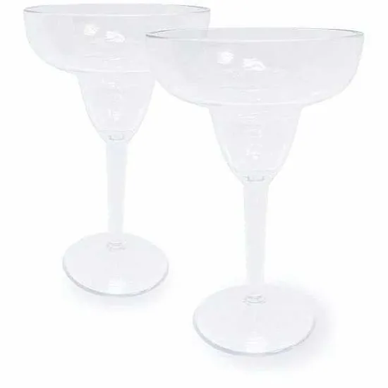 Food Network™ Drinkware & Glassware*Food Network 2-Pc. Clear Textured Acrylic Margarita Glass Set