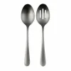Food Network™ Flatware*Food Network 2-Pc. Flat Iron Serving Spoon & Slotted Spoon Set