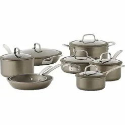 Food Network™ Cookware & Bakeware*Food Network 14-Pc. Textured Titanium Nonstick Cookware Set