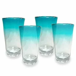 Food Network™ Drinkware & Glassware*Food Network 4-Pc. Turquoise Ombre Acrylic Highball Glass Set