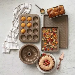 Food Network™ Cookware & Bakeware*Food Network Textured Performance Series 13 X 18 Nonstick Baking Sheet Bronze