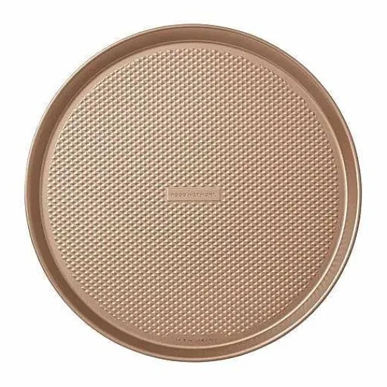 Food Network™ Cookware & Bakeware*Food Network Textured Performance Series 14.5-In. Nonstick Pizza Pan Bronze