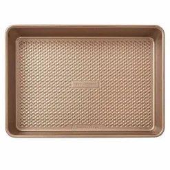 Food Network™ Cookware & Bakeware*Food Network Textured Performance Series 9 X 13 Nonstick Cake Pan Bronze