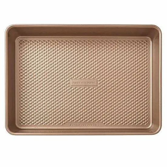 Food Network™ Cookware & Bakeware*Food Network Textured Performance Series 9 X 13 Nonstick Cake Pan Bronze