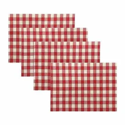 Food Network™ Table Linens*Food Network Vinyl Gingham Placemat 4-Pk.