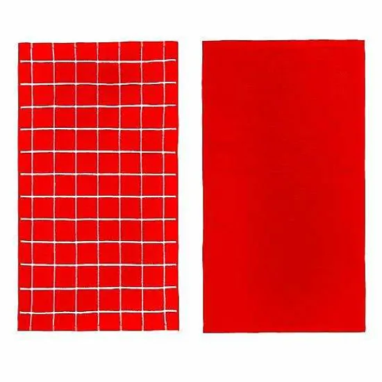 Food Network™ Kitchen Linens*Food Network Windowpane Grid Kitchen Towel 2-Pk.