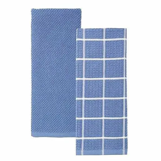 Food Network™ Kitchen Linens*Food Network Windowpane Grid Kitchen Towel 2-Pk.